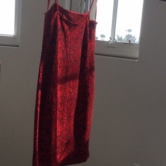 St John Knit sparkling Red Dress - Picture 12 of 14